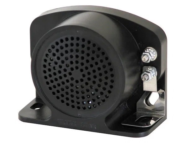 BA107 – BUYERS PROD Backup Alarm, Low Frequency Tone 107 Decibels 12 To 24 Volts -22 To 122 Degree Fahrenheit Operati...
